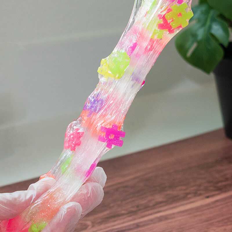 coated clear slime