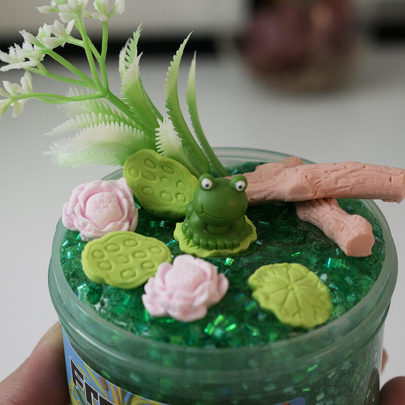 bingsu clear slime + clay