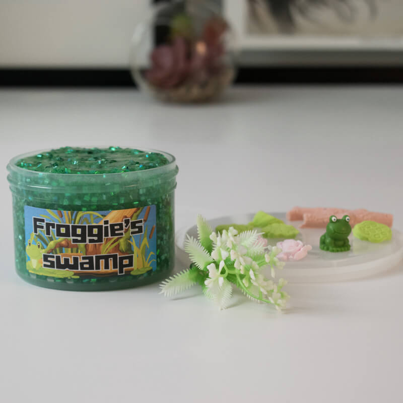 bingsu clear slime + clay