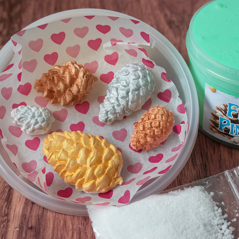 light green DIY clay slime