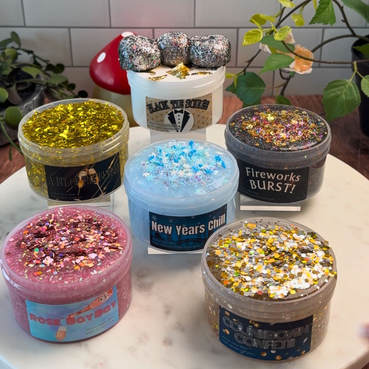 A Very Mushbunny New Year Bundle (7oz) - Mythical Mushbunny Slimes