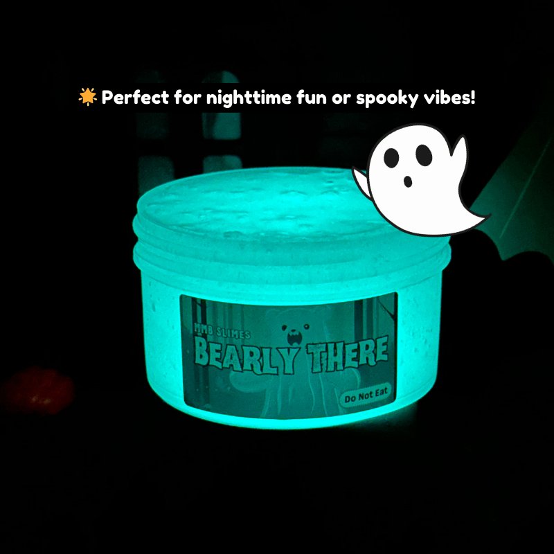 Bearly There - Glow In The Dark Slime - Mythical Mushbunny Slimes
