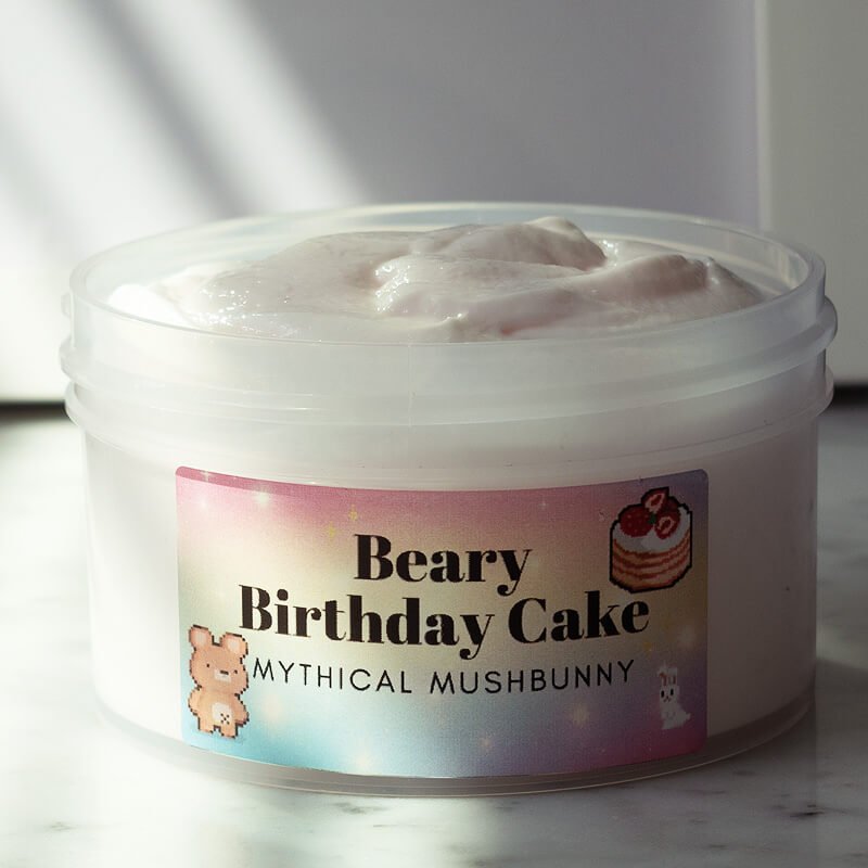 Beary Birthday Cake - Mythical Mushbunny Slimes