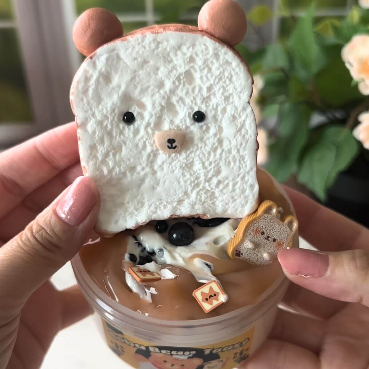 Boba Bear Toast DIY Slime Kit - Mythical Mushbunny Slimes