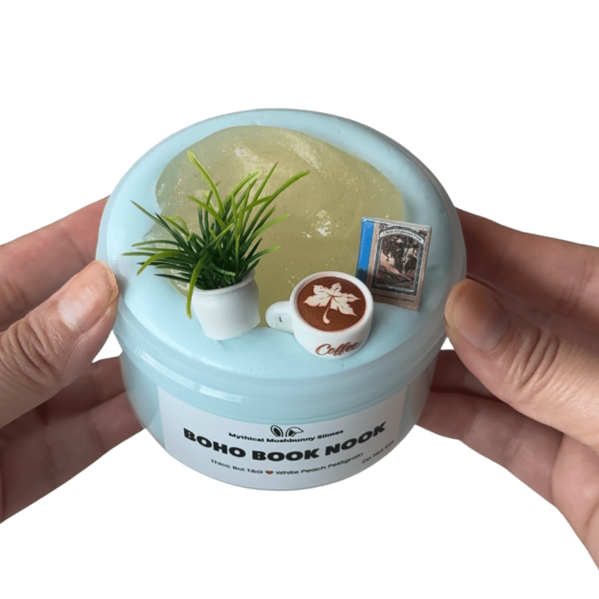 Boho Book Nook | Two Part Slime - Mythical Mushbunny Slimes