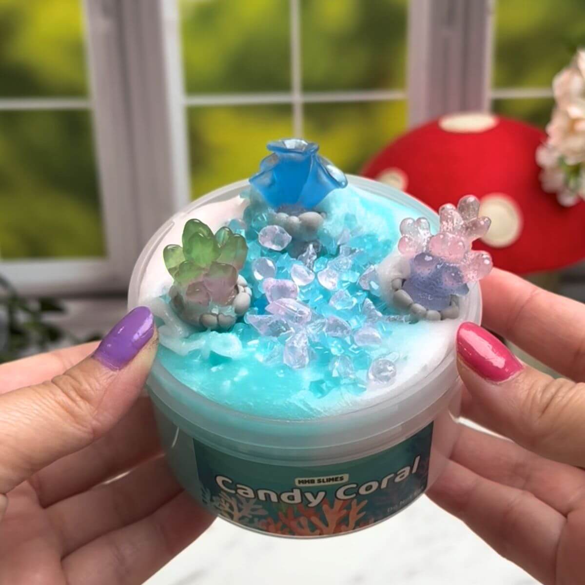 Candy Coral Duo | Soy Wax Slime - Mythical Mushbunny Slimes