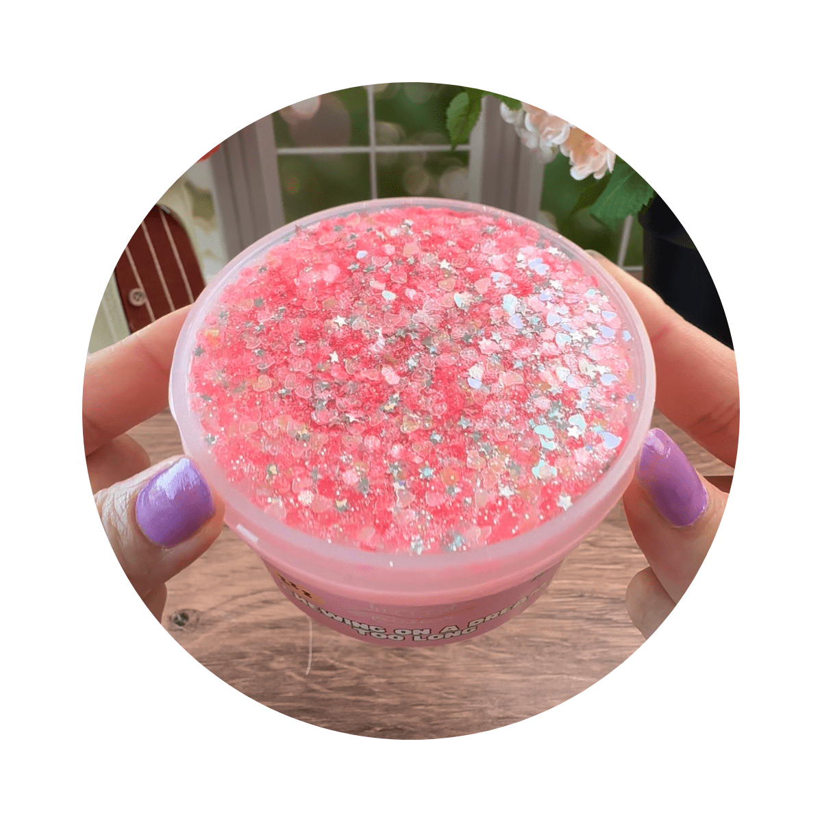 Chewing on a Dream Too Long | Clear Glitter Slime - Mythical Mushbunny Slimes