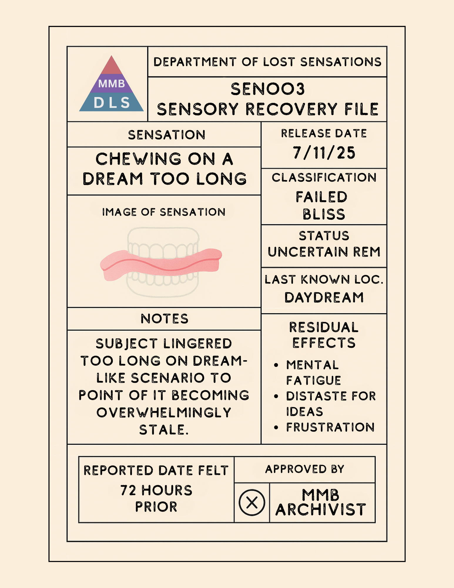 Chewing on a Dream Too Long | Clear Glitter Slime - Mythical Mushbunny Slimes