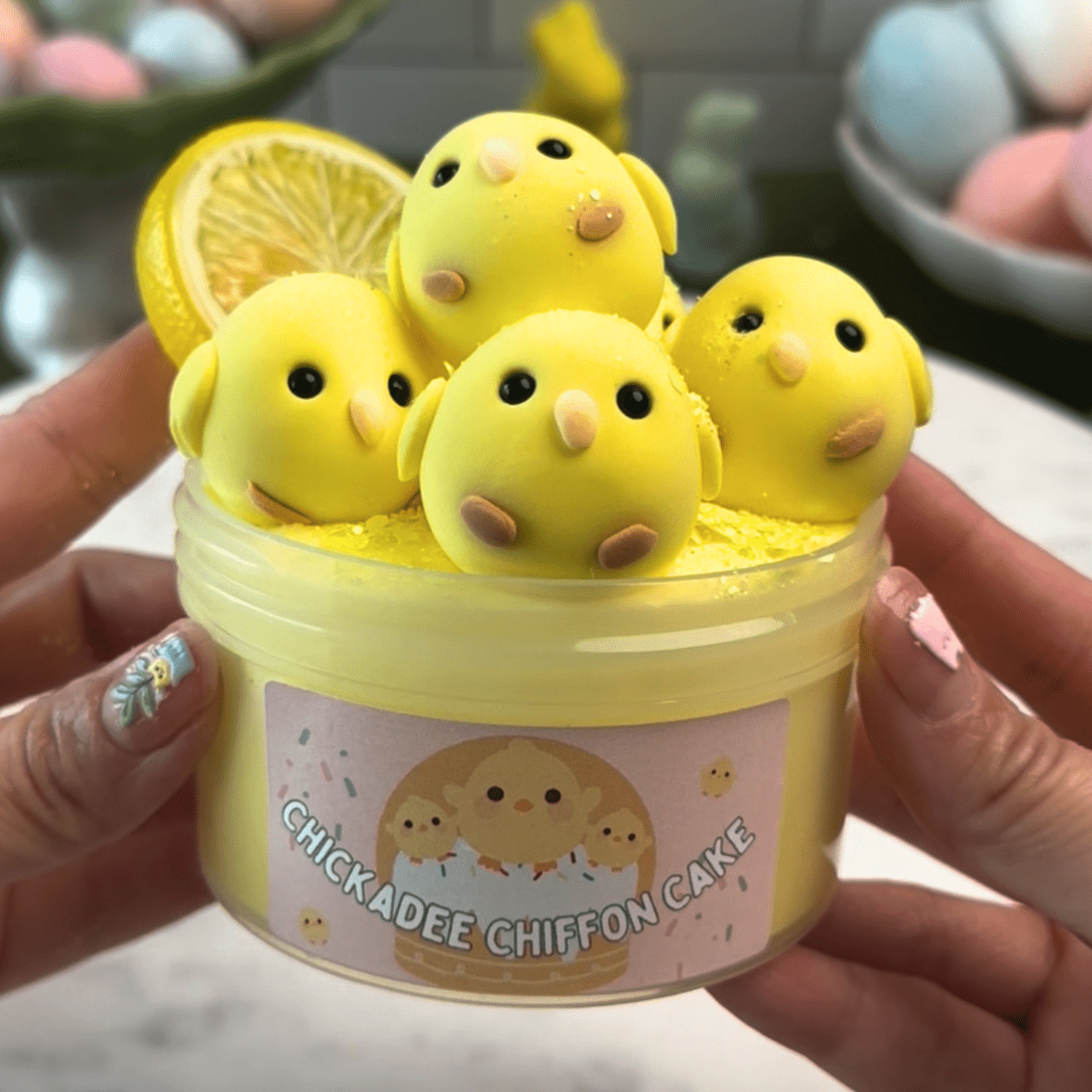 Chickadee Chiffon Cake DIY Slime Kit - Mythical Mushbunny Slimes