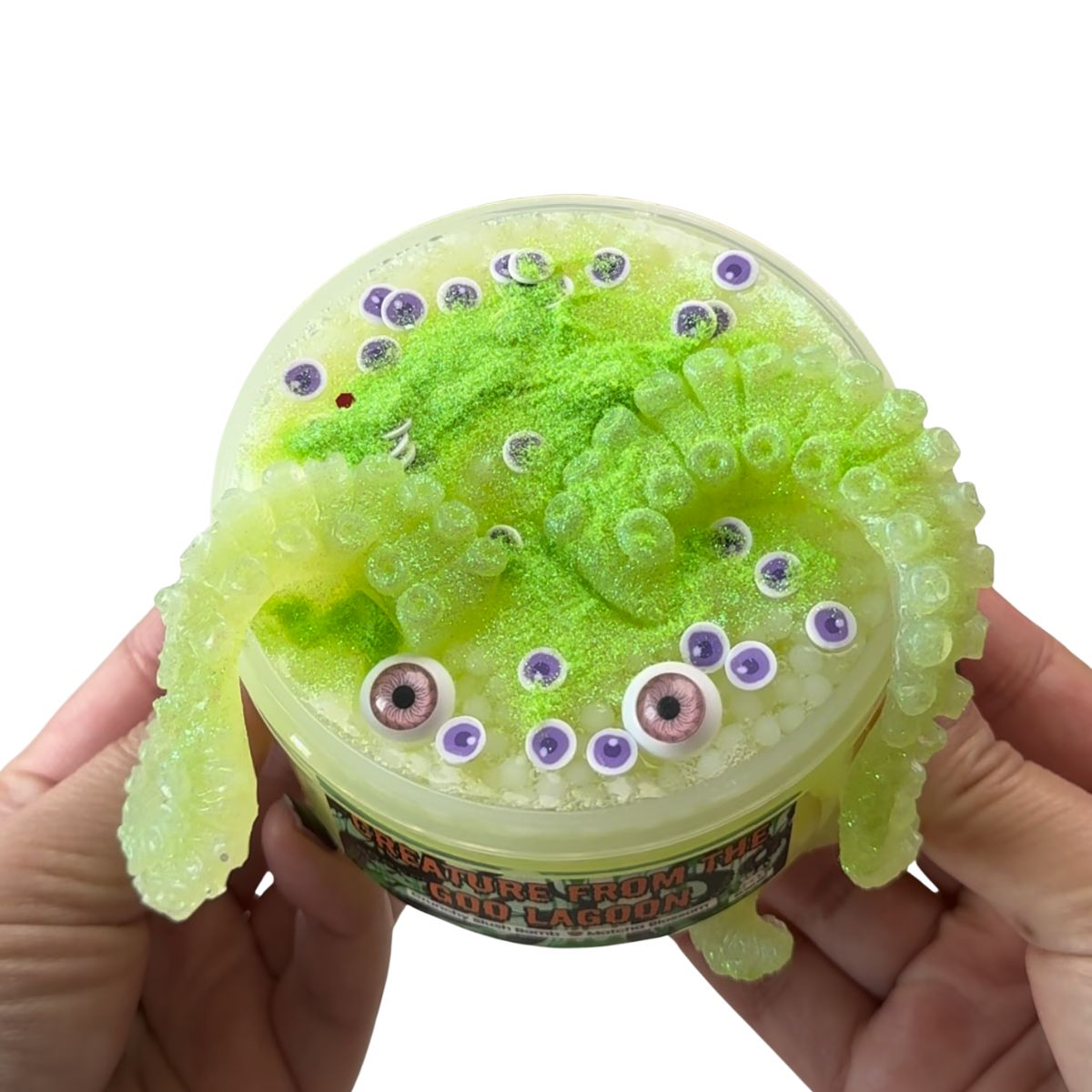 Creature from the Goo Lagoon | Crunchy Slush Bomb - Mythical Mushbunny Slimes