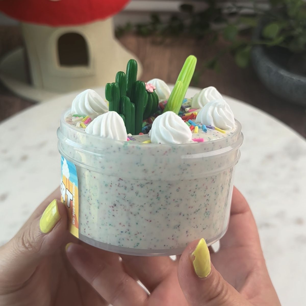 Dessert Desert Wood Glue Slime - Mythical Mushbunny Slimes