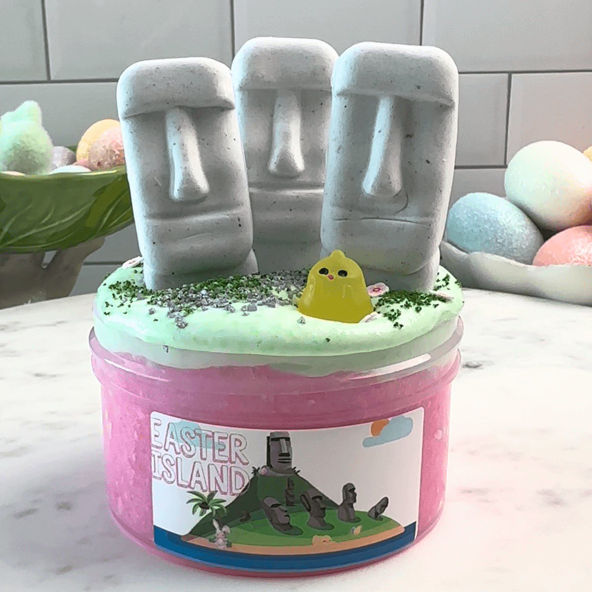 Easter Island DIY Slime Kit - Mythical Mushbunny Slimes