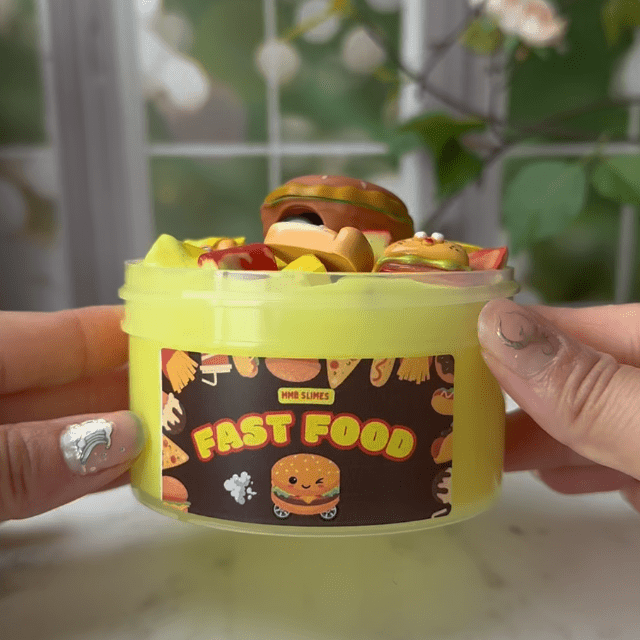 Fast Food + Burger Car Toy - Mythical Mushbunny Slimes
