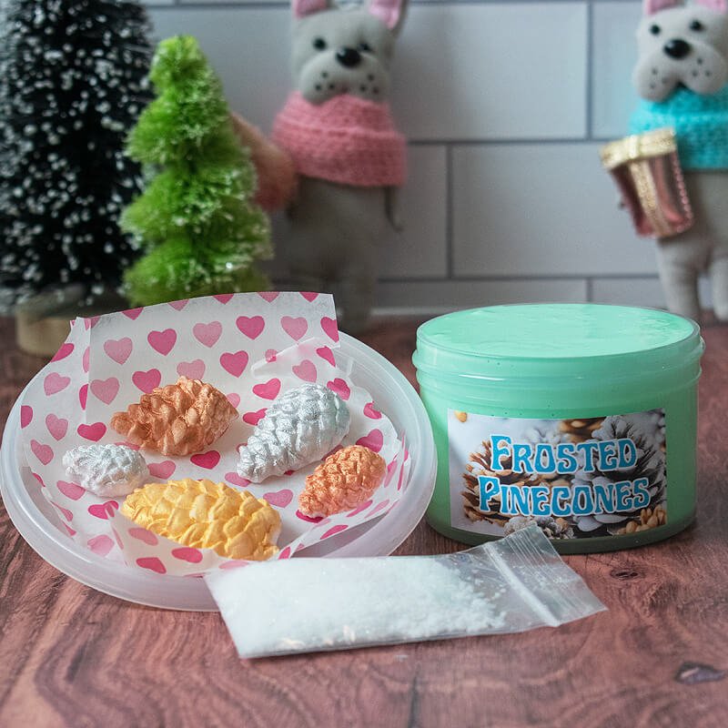 Frosted Pinecones DIY Slime Kit - Mythical Mushbunny Slimes