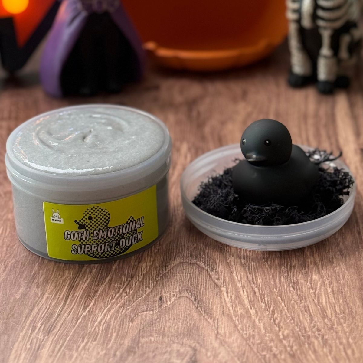 Goth Emotional Support Duck - Mythical Mushbunny Slimes