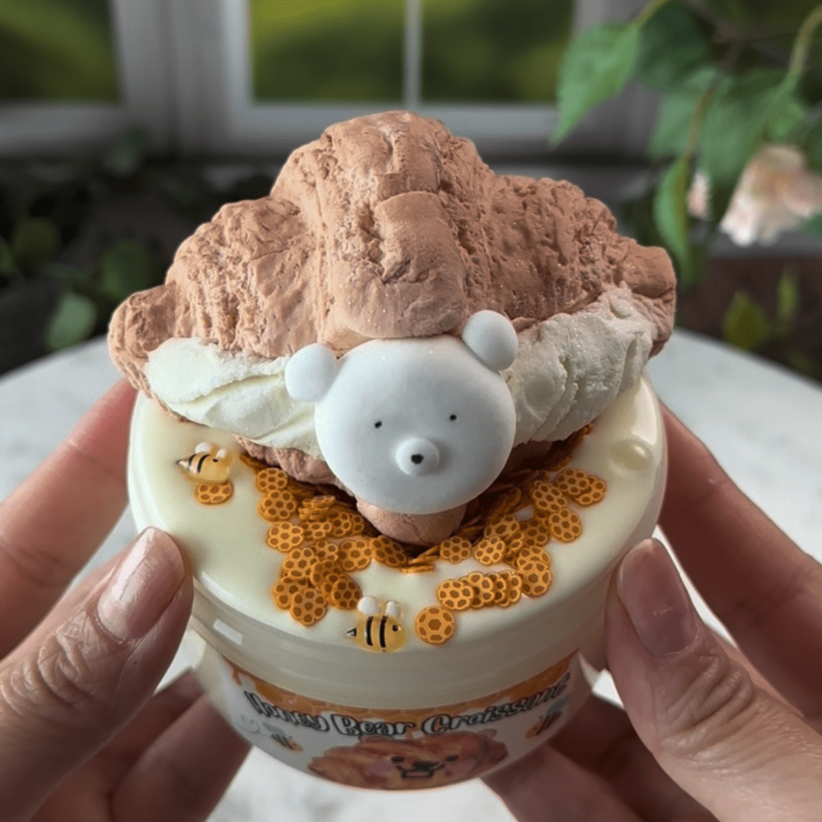 Honey Bear Croissant DIY Slime Kit - Mythical Mushbunny Slimes