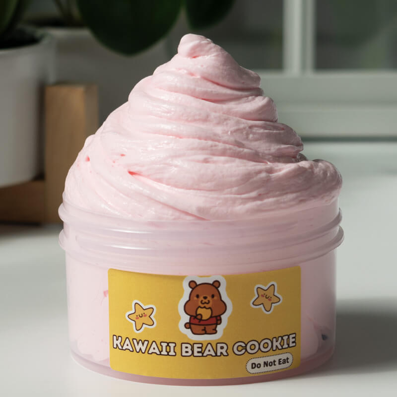 Kawaii Bear Cookie | DIY Clay Kit - Mythical Mushbunny Slimes