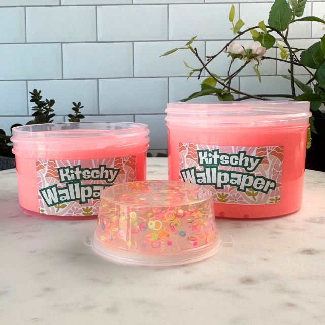 Kitschy Wallpaper - Mythical Mushbunny Slimes