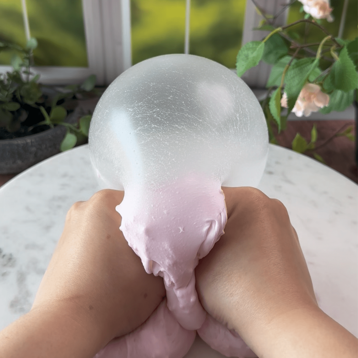 Panda Cherry Blossom Pudding DIY Slime Kit - Mythical Mushbunny Slimes