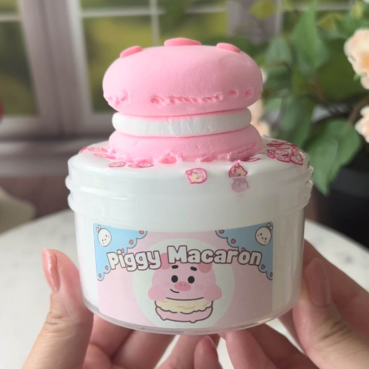 Piggy Macaron DIY Slime Kit - Mythical Mushbunny Slimes