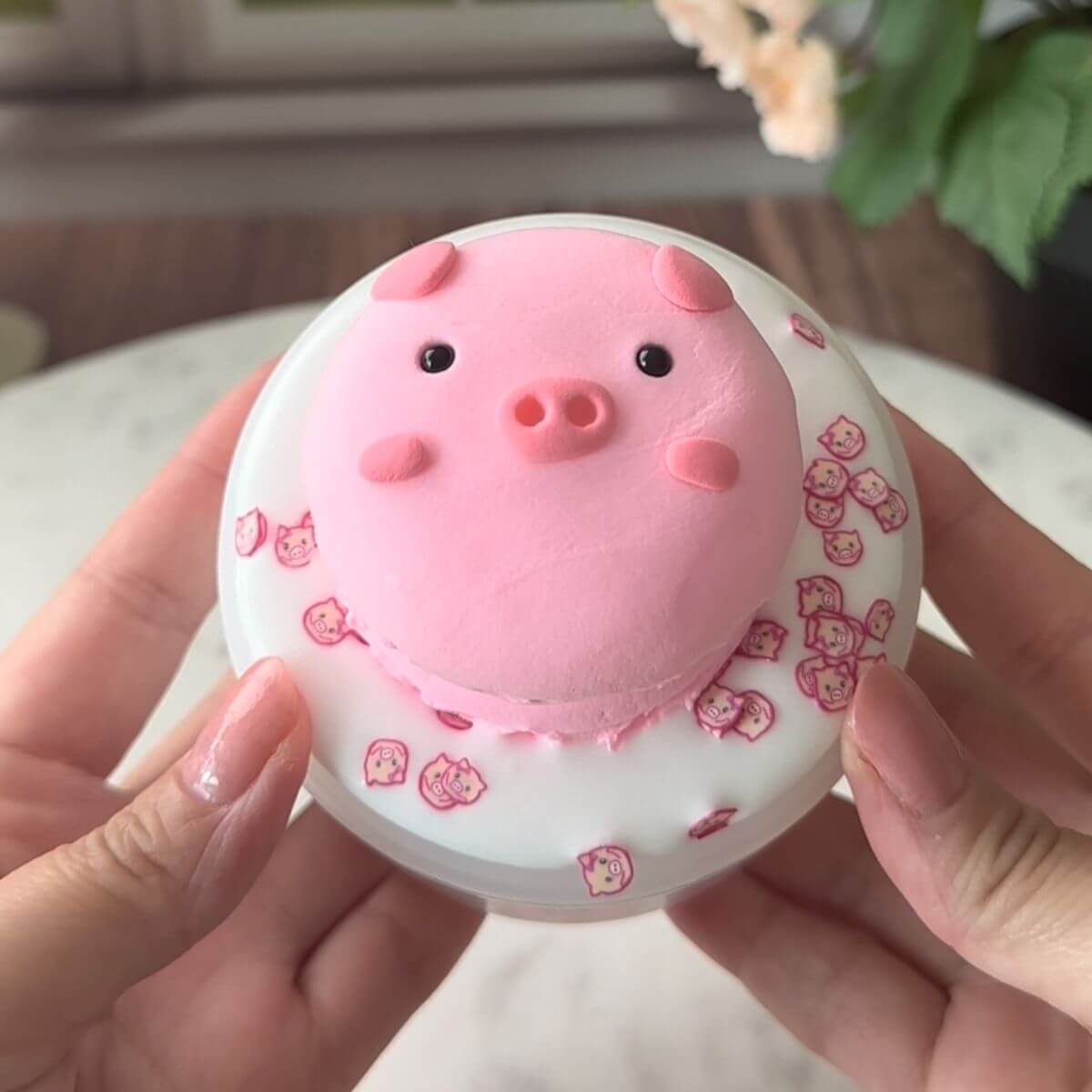 Piggy Macaron DIY Slime Kit - Mythical Mushbunny Slimes