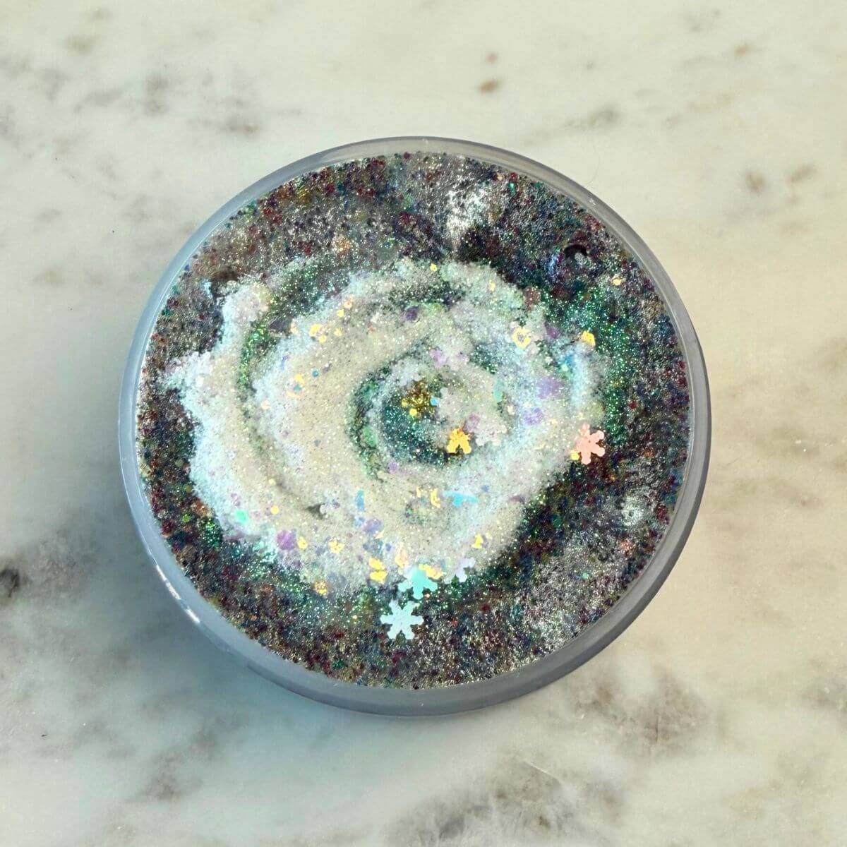 Rainbow Snow Storm Slime - Mythical Mushbunny Slimes