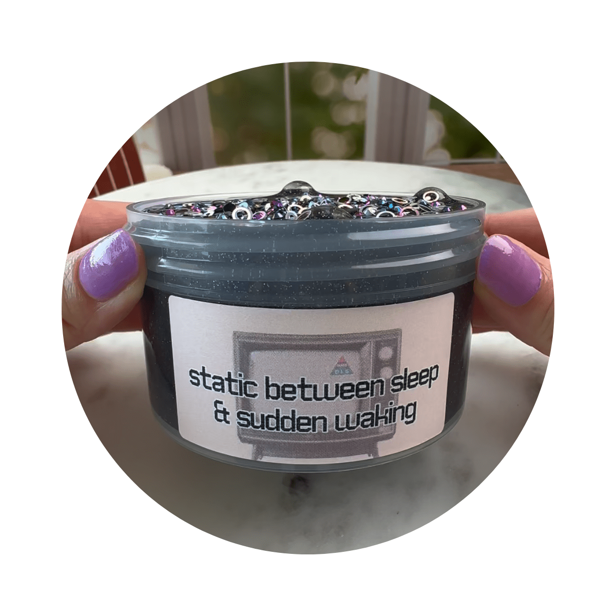 Static Between Sleep & Sudden Waking | Clear Slime - Mythical Mushbunny Slimes