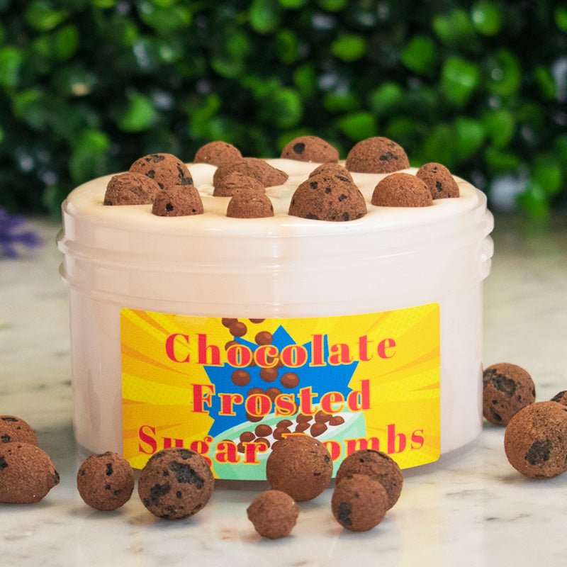 Chocolate Frosted Sugar Bombs Slime - Mythical Mushbunny Slimes