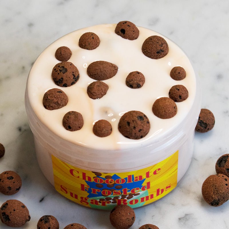 Chocolate Frosted Sugar Bombs Slime - Mythical Mushbunny Slimes