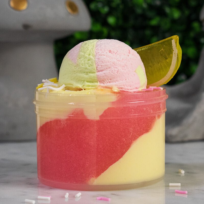 Pink Lemonade Sorbet Float - Mythical Mushbunny Slimes