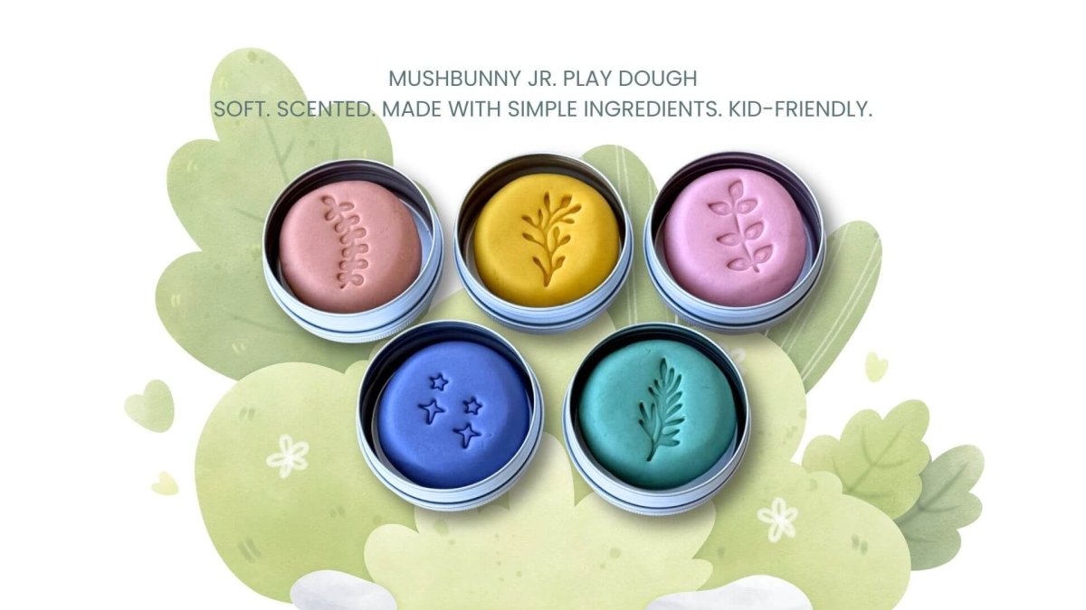 Mushbunny Jr. Play Dough - Mythical Mushbunny Slimes