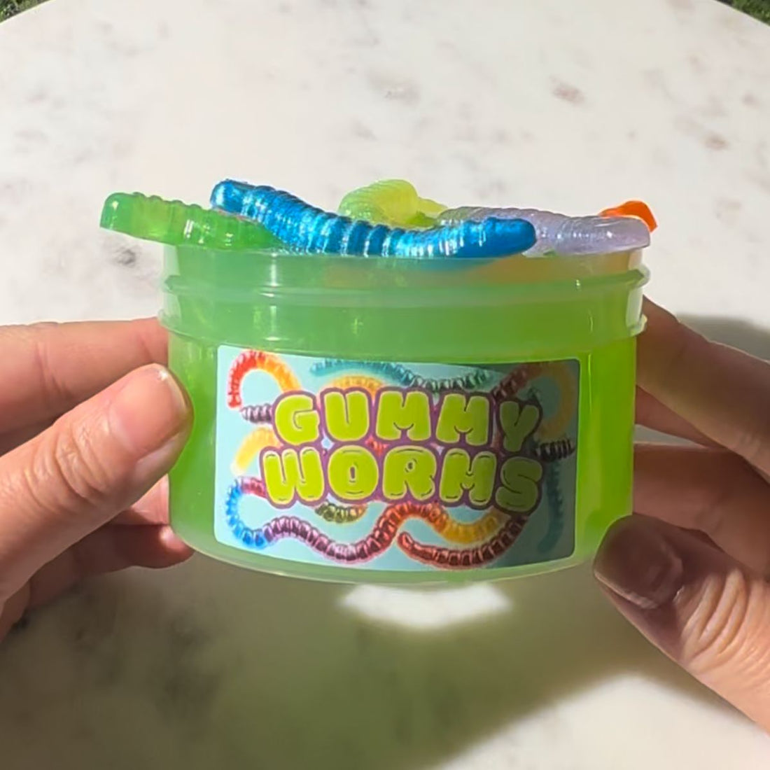 Gummy Worms + Squishies
