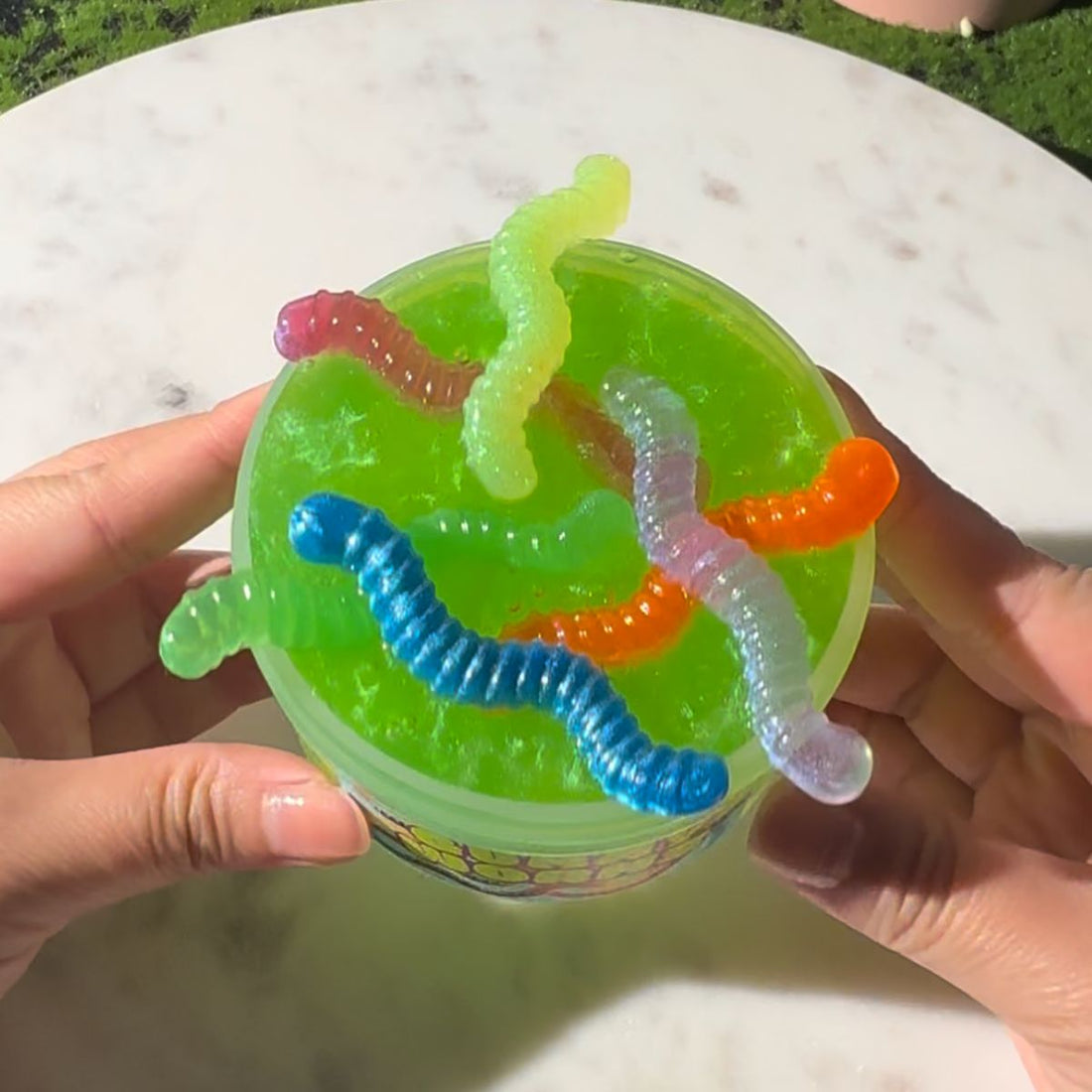Gummy Worms + Squishies