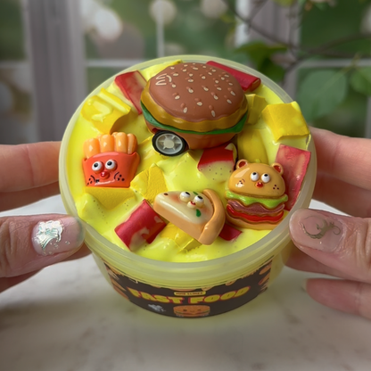 Fast Food + Burger Car Toy
