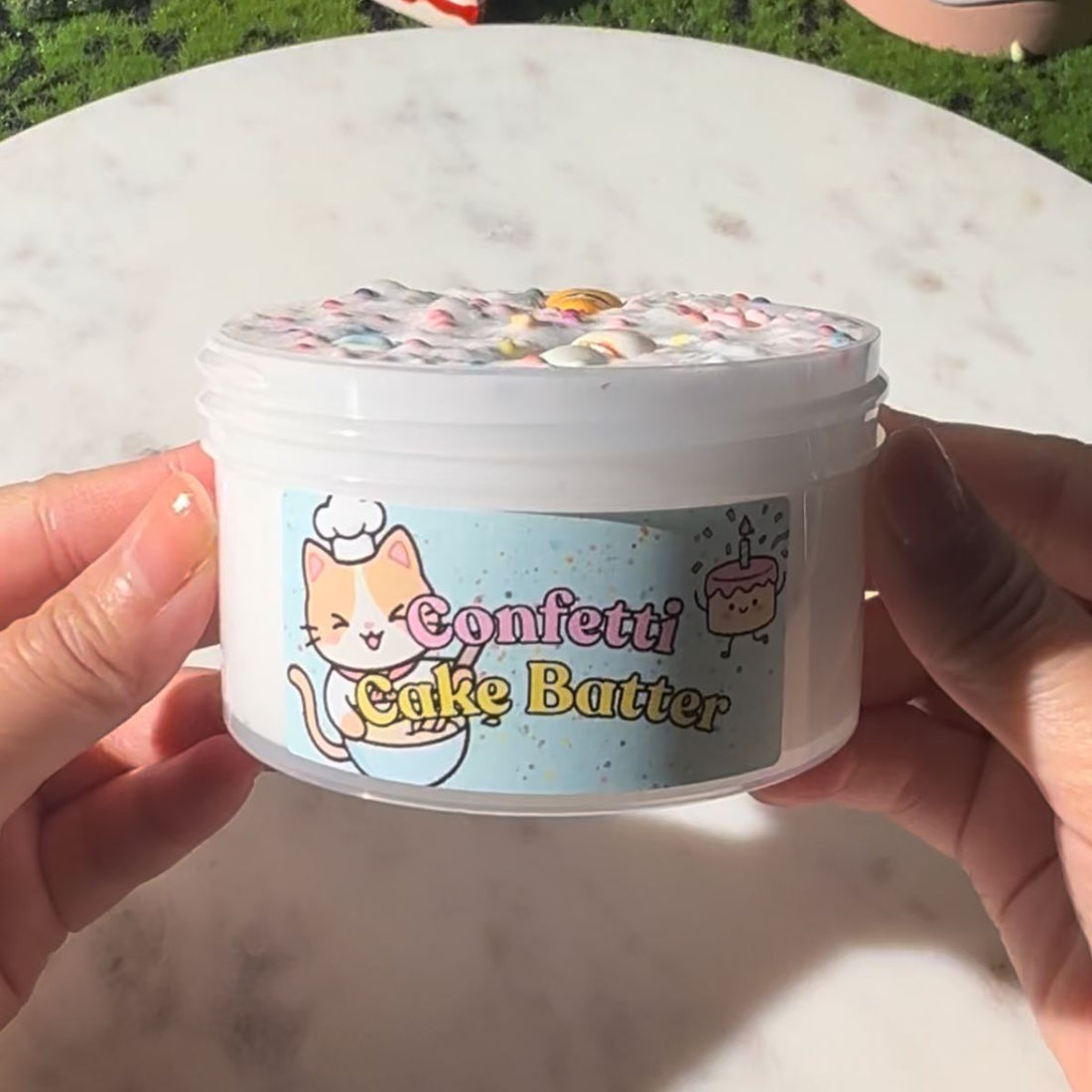 Confetti Cake Batter