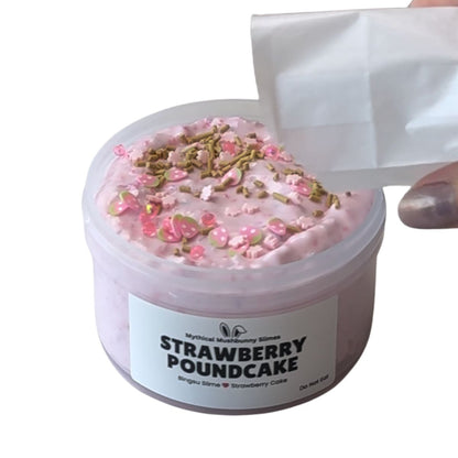 Strawberry Pound Cake | WG Bingsu Slime