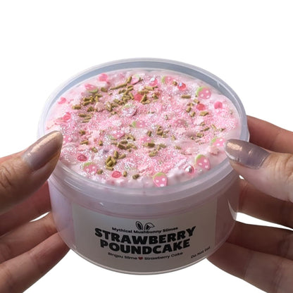 Strawberry Pound Cake | WG Bingsu Slime