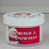 cloud dough slime, white color