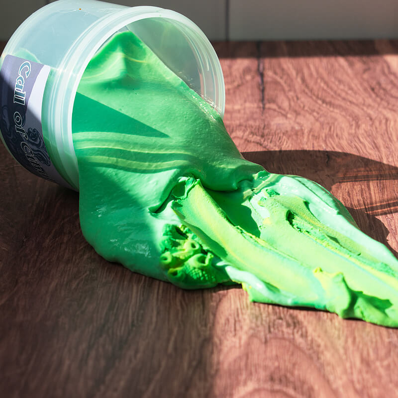 Green DIY Clay Slime