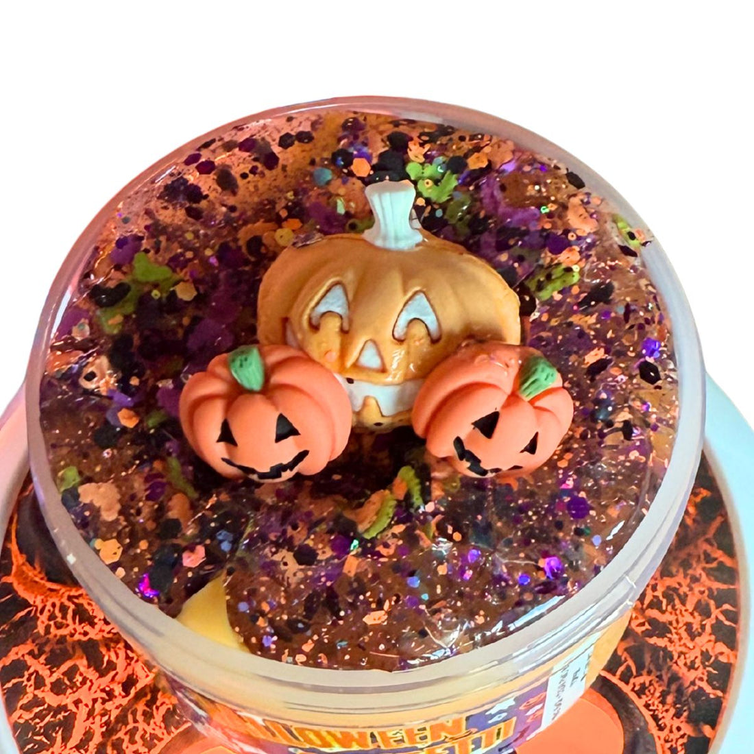 Halloween Confetti Top View