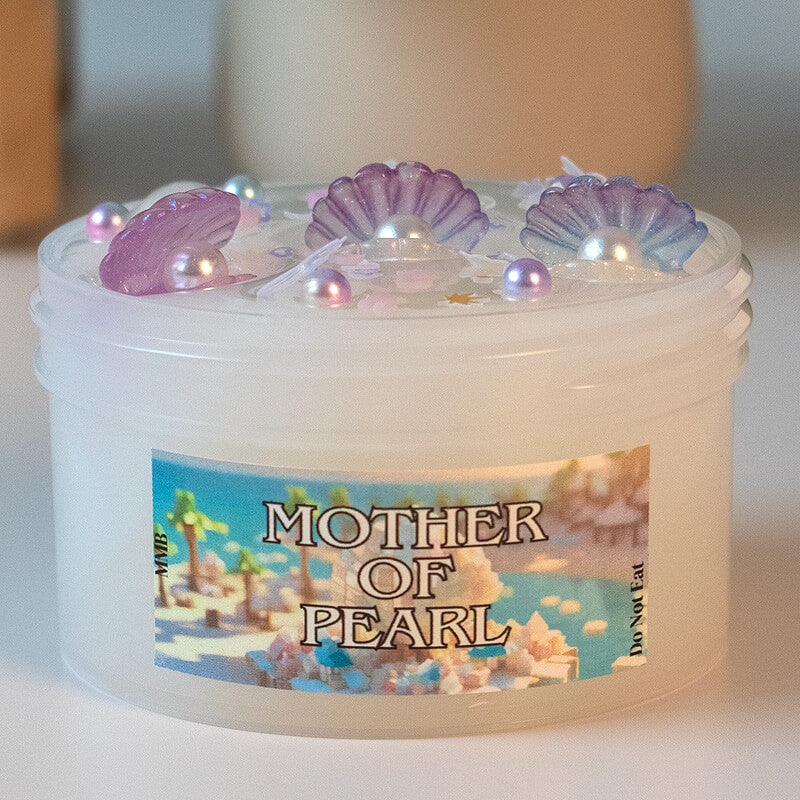 Coated clear slime