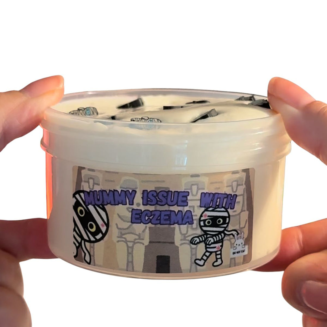 Mummy Issue with Eczema Slime Front View 