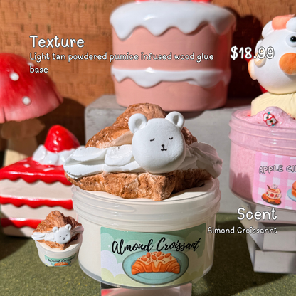 Almond Croissant DIY Slime Kit - Mythical Mushbunny Slimes