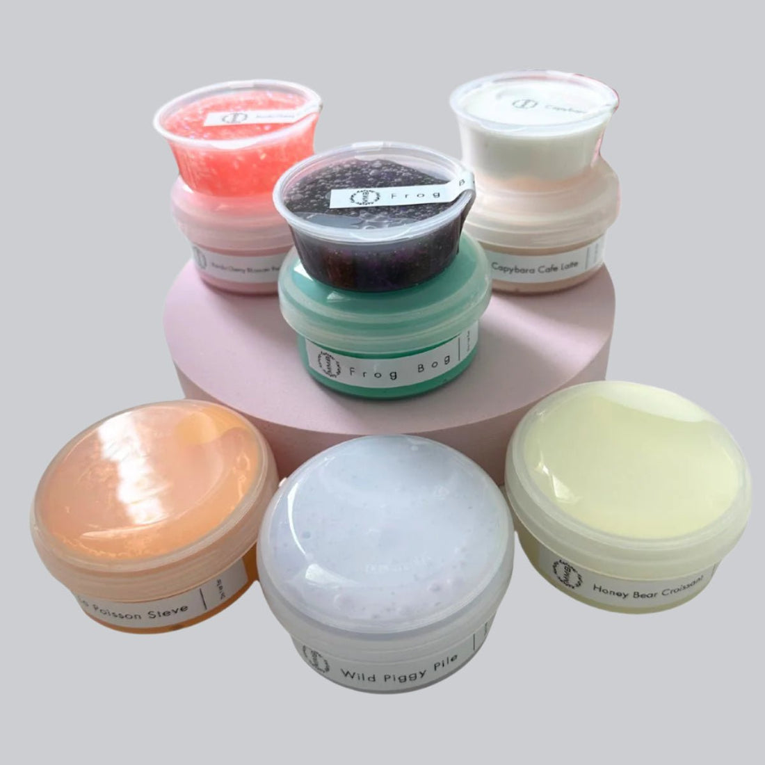 Animal Friends Slime Bundle (3oz) - Mythical Mushbunny Slimes