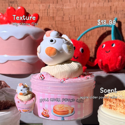 Apple Cider Pound Cake DIY Slime Kit - Mythical Mushbunny Slimes