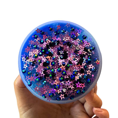 Autumn Night Sky | Tri Color Clear Slime - Mythical Mushbunny Slimes