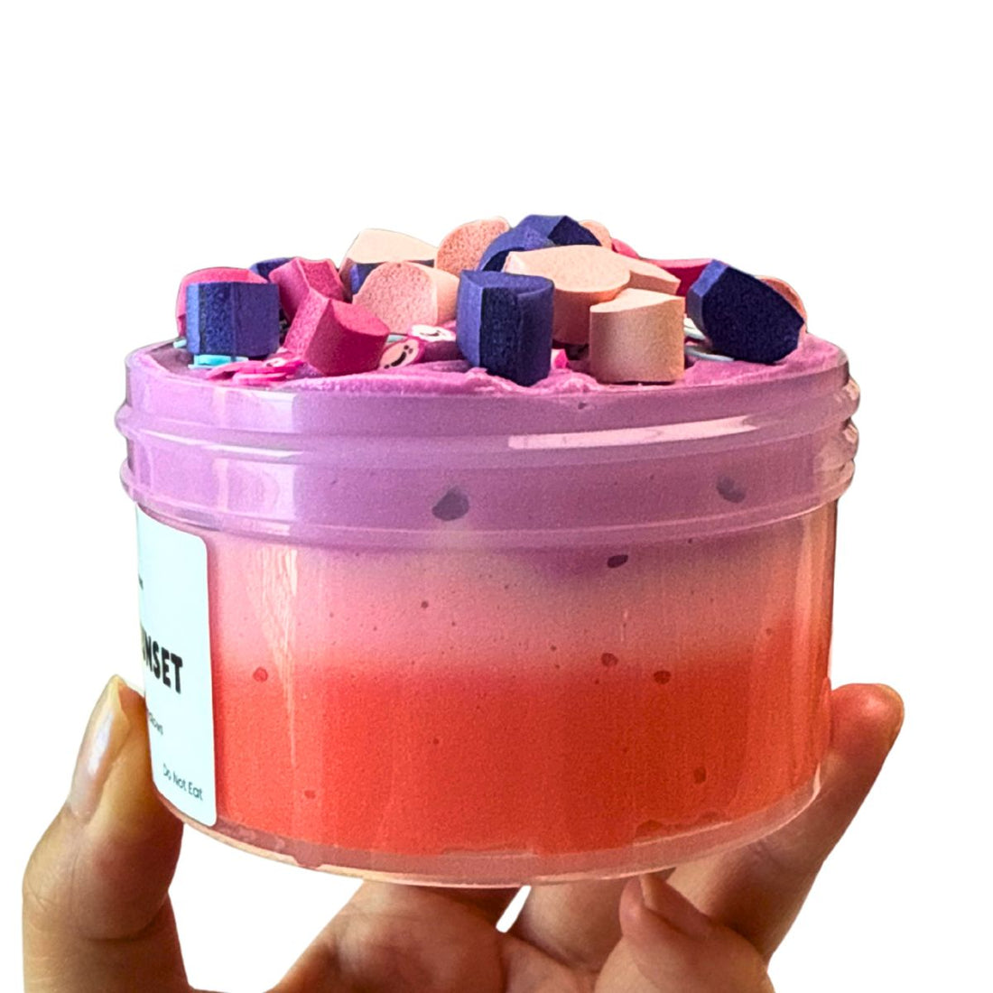 Autumnal Sunset | Tri Color Cloud Cream Slime - Mythical Mushbunny Slimes