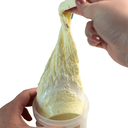 Birthday Cake Snow Fizz Slime - Mythical Mushbunny Slimes