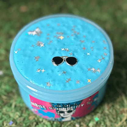 Blue Raspberry Lava Rocks Slime - Mythical Mushbunny Slimes