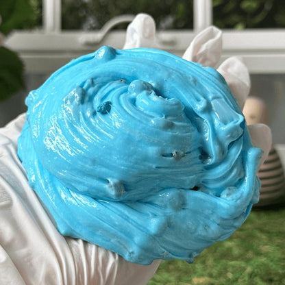 Blue Raspberry Lava Rocks Slime - Mythical Mushbunny Slimes